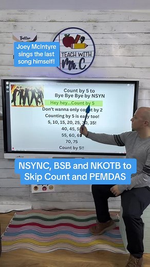 Master Skip Counting with NSYNC and Backstreet Boys