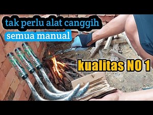 Tutorial Membuat Gagang Golok Gagang arit Gagang Pisau Dari Kantong Plastik Kresek