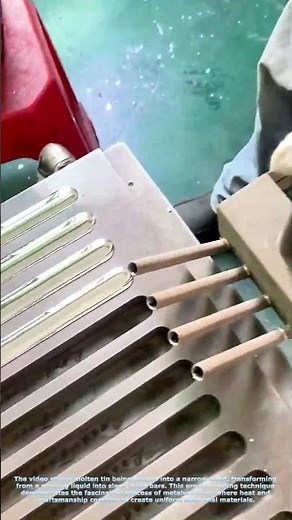 The Art of Casting Perfect Tin Bars