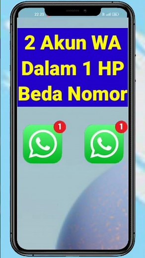 Cara membuat 2 WhatsApp dalam 1 Hp beda nomor