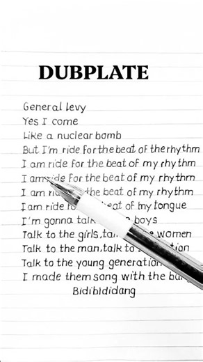 General Levy-dubplate-nuclearbomb-freestyle #nuclearbomb #lyrics #trending#shorts