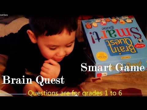 Brain Quest Smart Game Review - family- kids educational board game