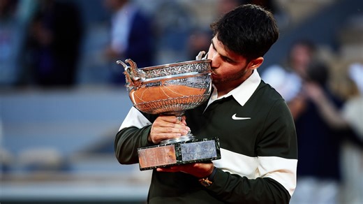 Derechas como misiles y globos y ‘passings’ imposibles: El Top-5 de Alcaraz en Roland-Garros 2025