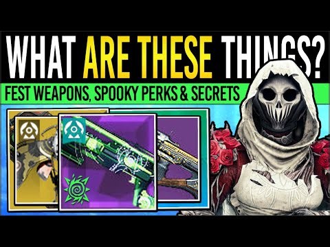 Destiny 2: FESTIVAL SPOOKY WEAPONS! Lost SECRETS, Slimy Drops, WILD Perks, New Exotics & Armor!