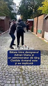 40K views · 1.9K reactions | Bătaie între designerul Adrian Oianu și un administrator de târg. Clotilde Armand este și ea implicată Mai multe detalii in primul comentariu⤵️ #usr #bataie #romania #news #gandul | Gandul | Facebook