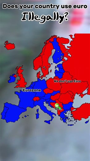 Does your country use euro illegally? #europe #mapping #edit