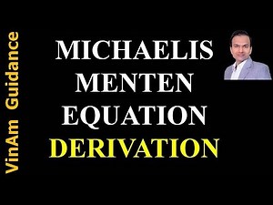 Michaelis Menten Equation Derivation
