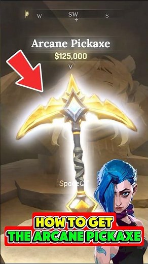 The Forge How To Get Arcane Pickaxe Fast Location #theforge #fypシ