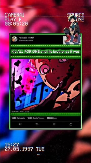kid ALL FOR ONE and his brother as it was #myheroacademia #allforone #mhacommunity #deku #mha