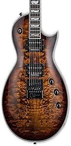 ESP LTD EC-1000 Evertune Electric Guitar, Dark Brown Sunburst