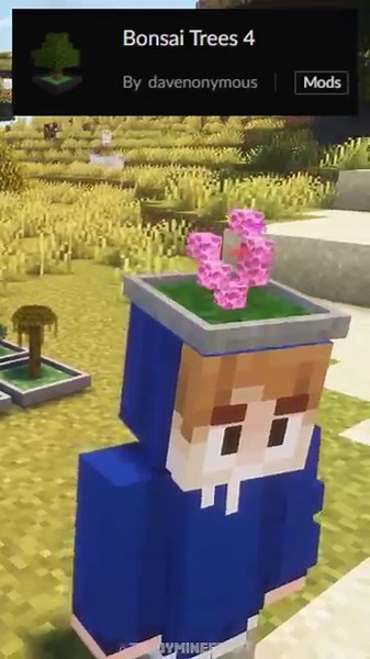 Bonsai Trees 4 - Minecraft Mod #minecraft #minecraftmods