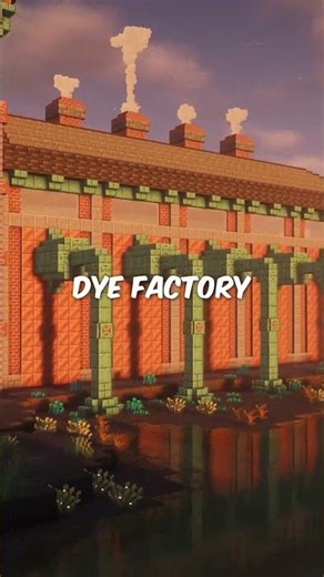 Dye Factory in #minecraft - Side effects may include a river