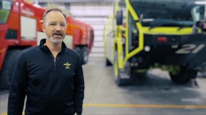 This month’s #EmployeeSpotlight is David Kay, an Electrical Project Engineer for Oshkosh Airport Products. David enjoys working with his team on the #StrikerVolterra hybrid electric vehicle (HEV). Watch the video to learn more! | Oshkosh ARFF