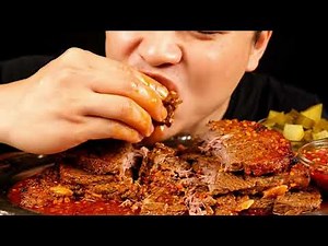 Eating Crispy Roast Stack Beef 🥩🔥 | Crunchy & Delicious Mukbang