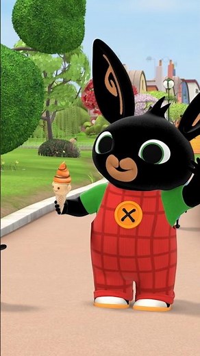 Bing drops his ice cream on the ground! | #Shorts | Bing Shorts