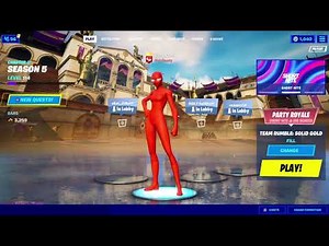 How to get a fully red superhero skin in Fortnite