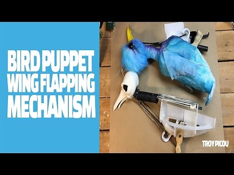 Bird Puppet Wing Flapping Mech
