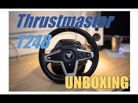 Thrustmaster T248 steering/racing wheel - Unboxing and Setup