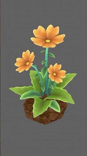 Stylized 3D Flower 🌺 #3d #3dmodeling #stylized