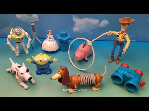 Revisit - 1996 TOY STORY NOW ON VIDEO set of 8 BURGER KING COLLECTIBLES VIDEO REVIEW