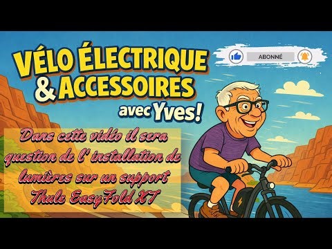Installation de lumières sur le Thule EasyFold XT