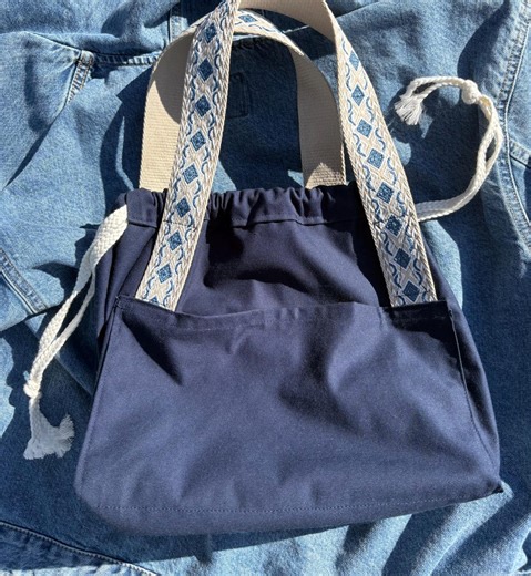 Handmade Drawstring Shoulder Bag - Etsy