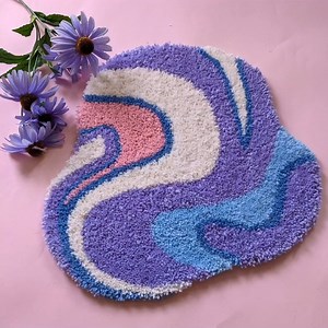 223K views · 2K reactions | Berlin-based artist zeyustudio creates handmade, one-of-a-kind tufted rugs and home decor. Check out this swirled masterpiece and more whimsical finds. | Etsy | Facebook