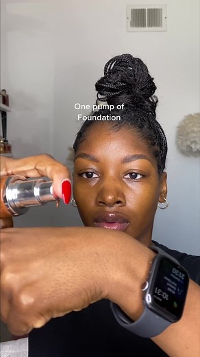 ✨Doing my foundation using only one pump!? It was very easy this foundation is bomb and I only used a half pump. What’s your go to foundation and how much do you use!?✨ #onepumpchallenge #foundation #makeuptutorial #beautycontentcreator #beautytok #foundationchallenge #makeupbymariofoundation