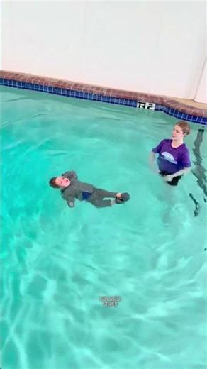 Watch This Amazing Kid Float! #shorts #baby