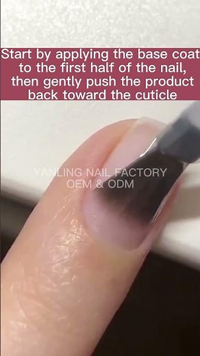 how to apply base gel base coat