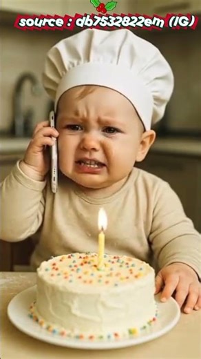 Baby’s Emotional Happy Birthday 😭❤️ #shorts #baby