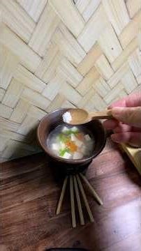 ASMR Mini Tofu Soup #shorts
