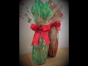 Christmas Bottle Wrap