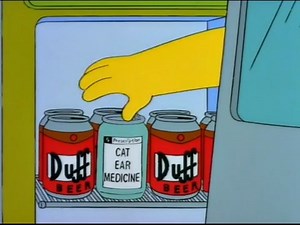 The Simpsons - Cat Ear Medicine 😼 | Simpsons Forever