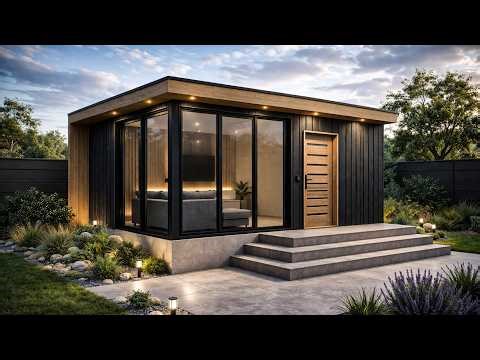 25 m2 (5x5) Small House Design | Simple Life | 4K Ultra HD