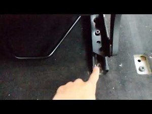 How to remove the third row of seats of the Ford Transit Connect