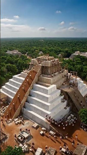 Chichen Itza: Building the Maya's Most Sacred Pyramid #ChichenItza #ElCastillo i #MayaCivilization