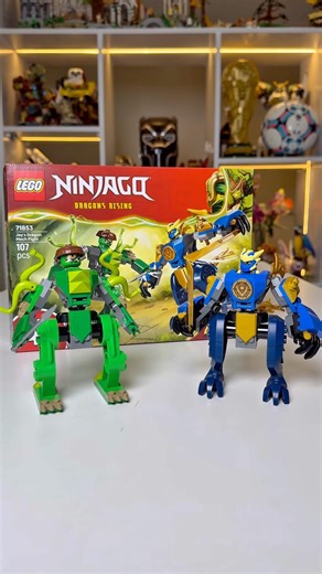LEGO Ninjago Jay's Dragon Mech Fight ASMR Build! #rlfm #lego #ninjago #71853