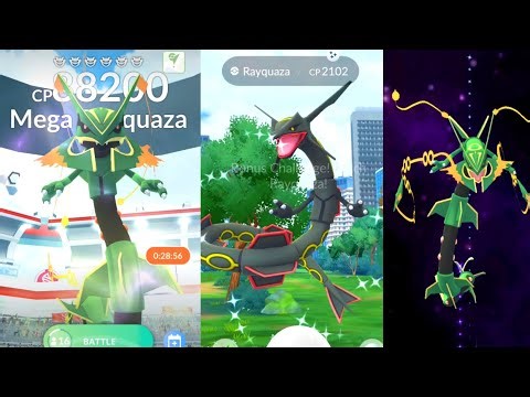 OMG! SHINY MEGA RAYQUAZA ON FIRST RAID 🔥 UNBELIEVABLE LUCK in Pokémon GO! 2025