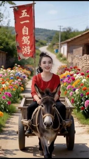 骑着毛驴儿自驾游