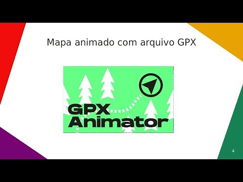Mapa animado com arquivo GPX