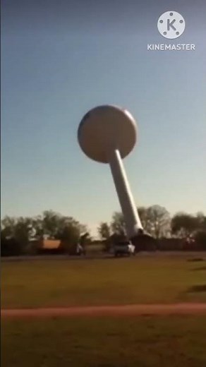Parker, water tower demolition view 2