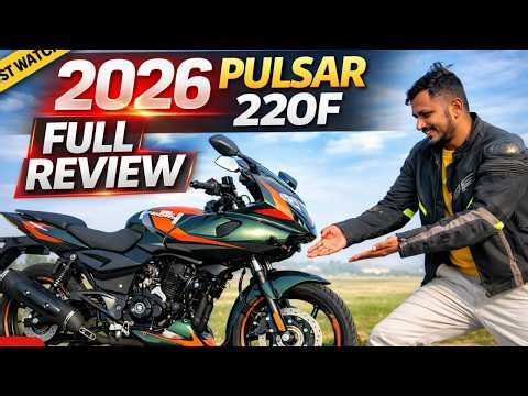 2026 Pulsar 220F Full Review & New features | The UP46 Rider |