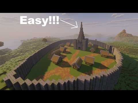 ENTIRE CASTLE Building Timelapse!