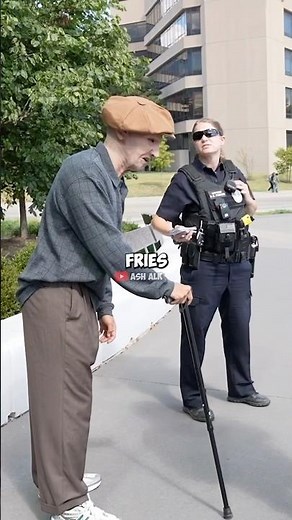 Trolling Police dressed as old men😭via:‪@AshAlkk‬