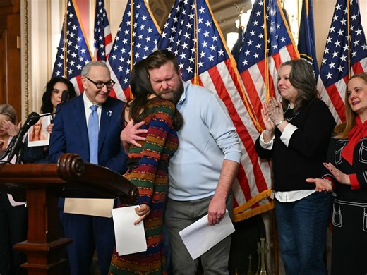 Standing with Epstein victims, Schumer introduces ‘Virginia’s law’