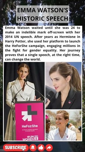 Emma Watson’s UN Speech That Changed Feminism