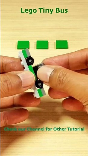 I Built a Lego Bus in 15 Seconds! SO CUTE! 😍 #shorts