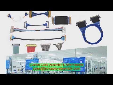 tailored cable assemblies What Does LVDS Cable Do Pin Details 51Pin Dual 8 LVDS Cable Vfd Manufactur