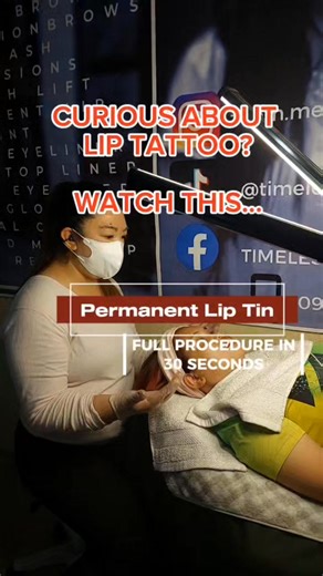 💋 Watch an actual Permanent Lip Tint procedure Curious about how it works? Here’s what to expect when it’s your turn to book: ✔ Enhances your natural lip color — soft, flattering, and long-lasting ✔ Not a surface color — it blends with your natural tone ✔ Minimal discomfort — we use numbing cream ✔ Quick process, big impact — wake up with fresh, effortless lips Perfect for anyone who wants a natural flush without daily lip products. 💖 📍 Stall 12, Balweg Centre, KM5, La Trinidad, Benguet Timel
